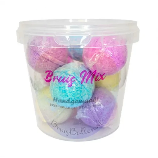 Cadeaupakket emmertje 9 bruisballen